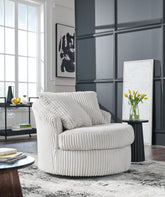 A2Z Furniture - Ashley Furniture - Gramwell Swivel Accent Chair - Swivel Accent Chair / Onyx - A3000725